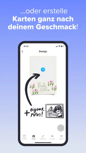MyPostcard Postkarten App screenshot
