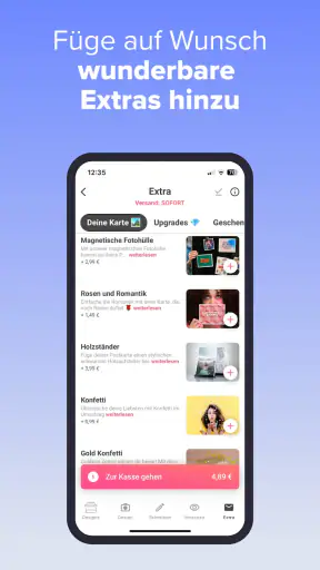 MyPostcard Postkarten App screenshot