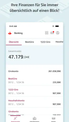MySantander Banking screenshot