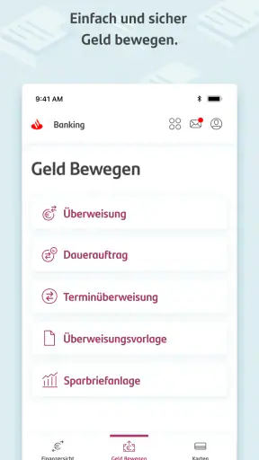 MySantander Banking screenshot