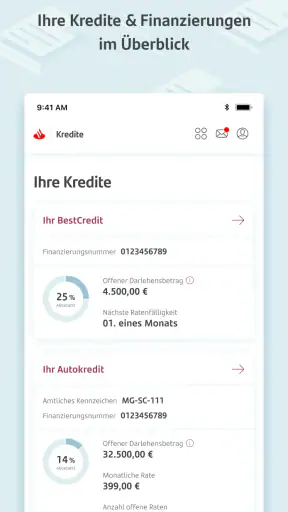 MySantander Banking screenshot