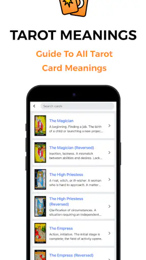 Mystic Tarot Reading & Cards screenshot