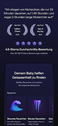 Napper: Schlafplan & Geräusche screenshot