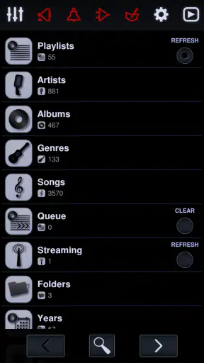 Neutron Music Player screenshot