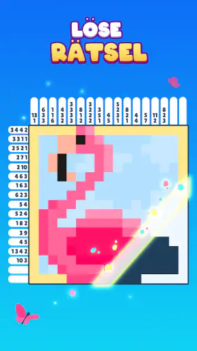 Nonogram Crossing Logic Puzzle screenshot