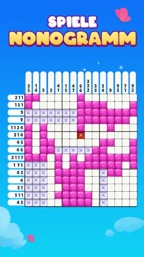 Nonogram Crossing Logic Puzzle screenshot
