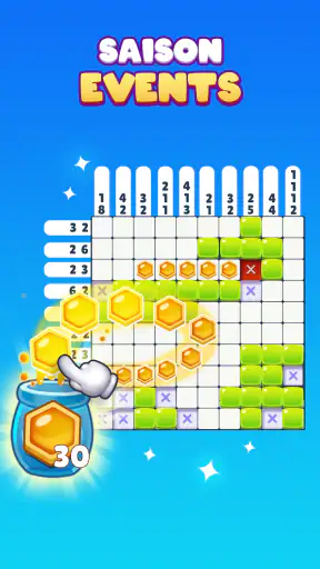 Nonogram Crossing Logic Puzzle screenshot