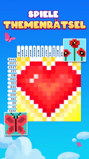 Nonogram Crossing Logic Puzzle screenshot