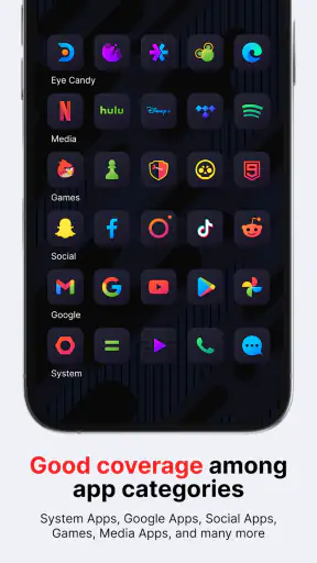 Nova Dark Icon Pack screenshot