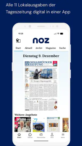 noz E-Paper App screenshot