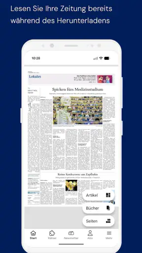 noz E-Paper App screenshot
