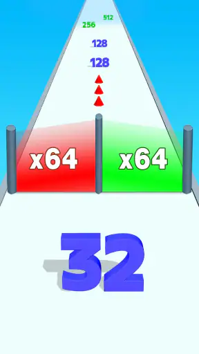 Numbers Run Merge Challenge screenshot