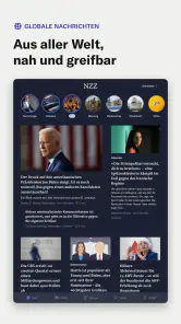 NZZ Nachrichten screenshot