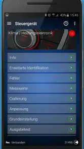 OBDeleven VAG Autodiagnose screenshot