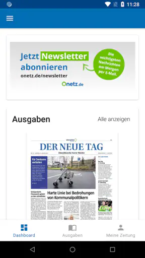 Oberpfalz Medien E-Paper screenshot