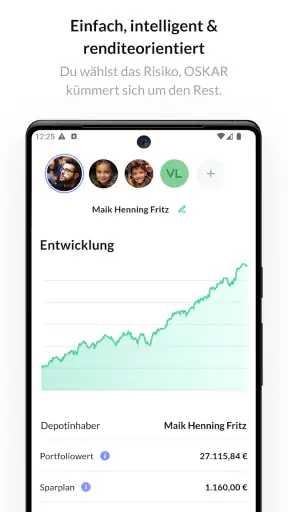 Oskar - Dein ETF Sparplan screenshot