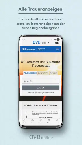 OVB online screenshot