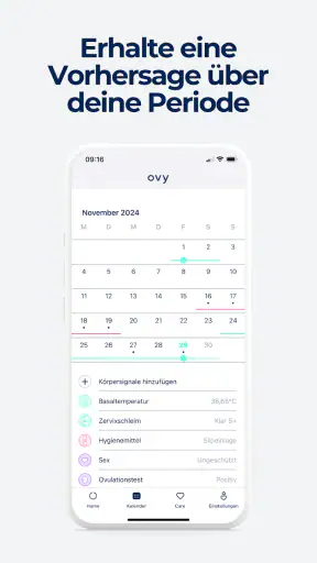 Ovy App Verhütung Kinderwunsch screenshot