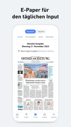 OZ - Nachrichten und Podcast screenshot