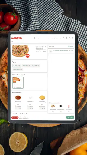 Papa John's Pizza Deutschland screenshot