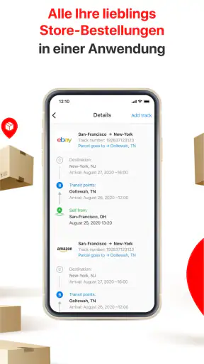 Parcelee - Package Tracker screenshot