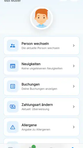 PCA Kantine screenshot