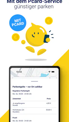 Pcard App | Parken & Laden screenshot