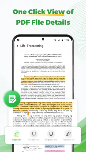 PDF File Reader screenshot
