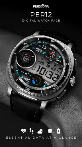 PER12 Digital Watch Face screenshot
