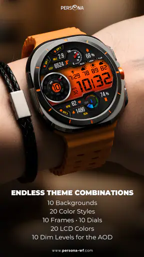 PER12 Digital Watch Face screenshot