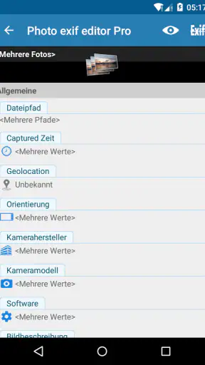 Photo Exif Editor Pro screenshot
