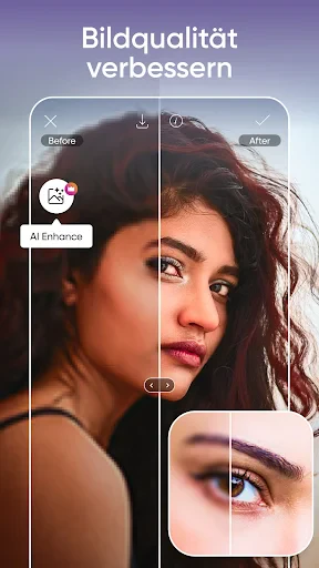 Picsart Bilder bearbeiten AI screenshot