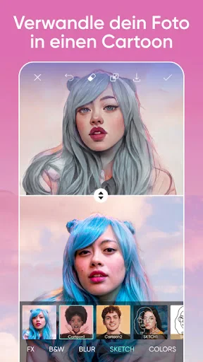 Picsart Bilder bearbeiten AI screenshot