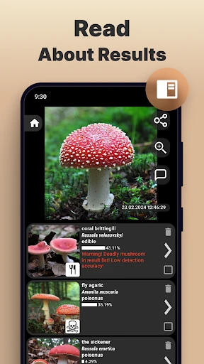Pilze per Foto bestimmen screenshot