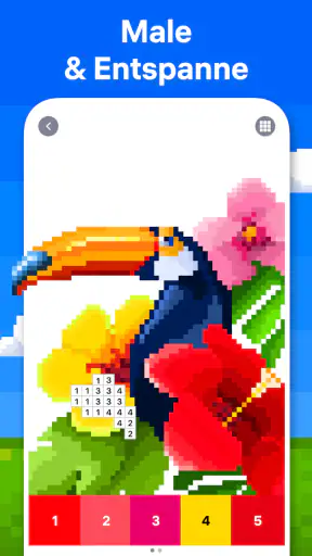 Pixel Art - Malen nach Zahlen screenshot