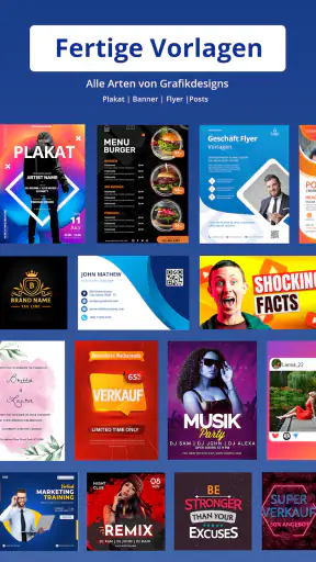 Plakate Erstellen Poster Flyer screenshot