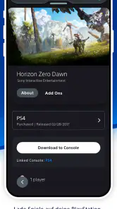 PlayStation App screenshot