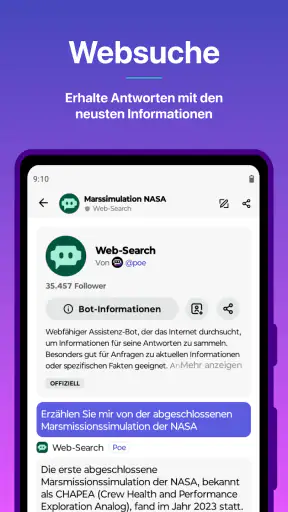 Poe - Schneller KI-Chat screenshot