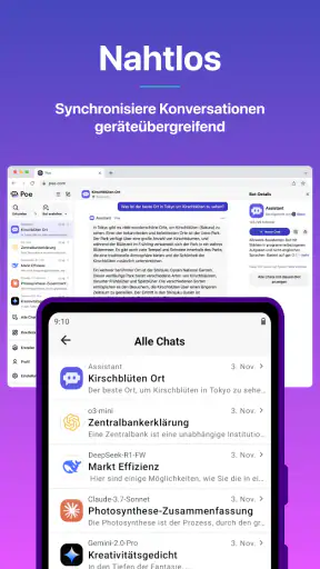 Poe - Schneller KI-Chat screenshot