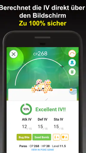 Poke Genie - Fern-Raid IV PvP screenshot