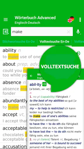 PONS Wörterbuch Bibliothek – O screenshot