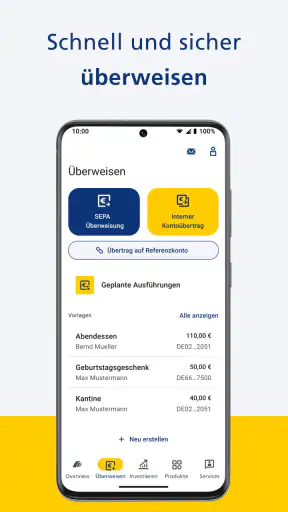 Postbank screenshot