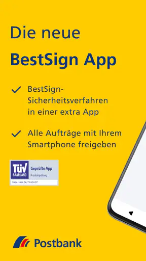 Postbank BestSign screenshot