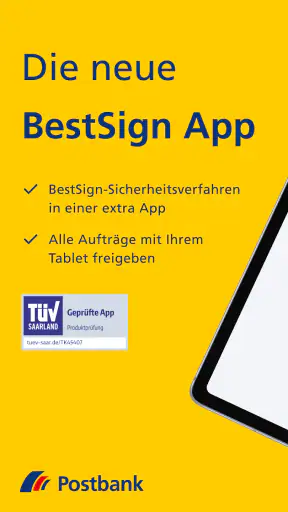Postbank BestSign screenshot