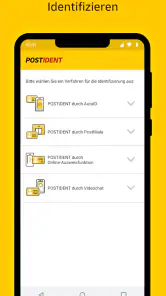 POSTIDENT screenshot
