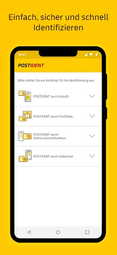 POSTIDENT screenshot