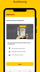 POSTIDENT screenshot