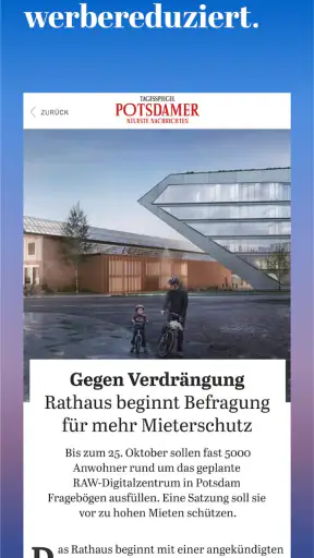 Potsdamer Neueste Nachrichten screenshot