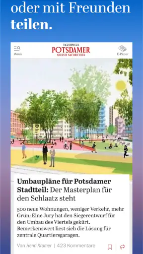 Potsdamer Neueste Nachrichten screenshot