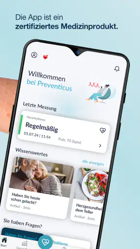 Preventicus Heartbeats screenshot